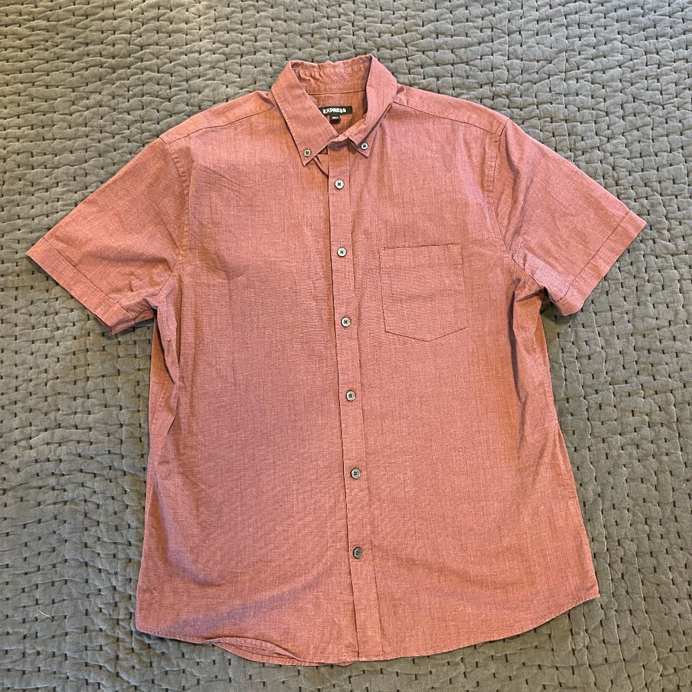 Express Short Sleeve Button Up